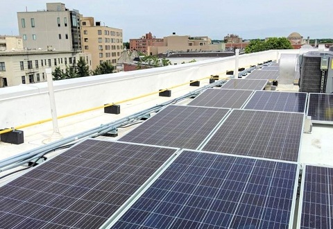 Maycroft Apartments in DC. Photo Credit: New Partners Community Solar.