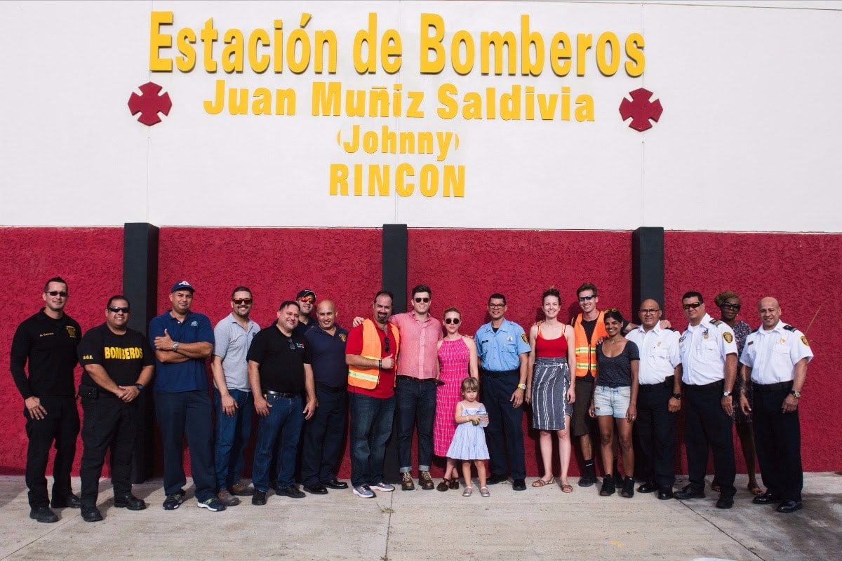 Estación de Bomberos Juan Muñiz Saldivia. Photo Credit: Hunter Johansson / Solar Responders.